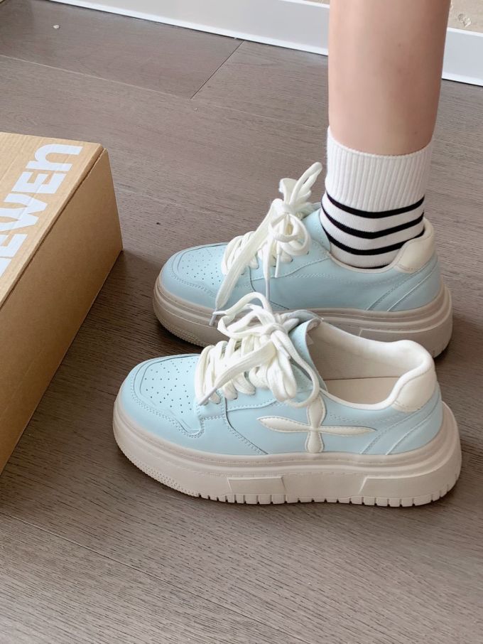 低帮 系带 皮革
