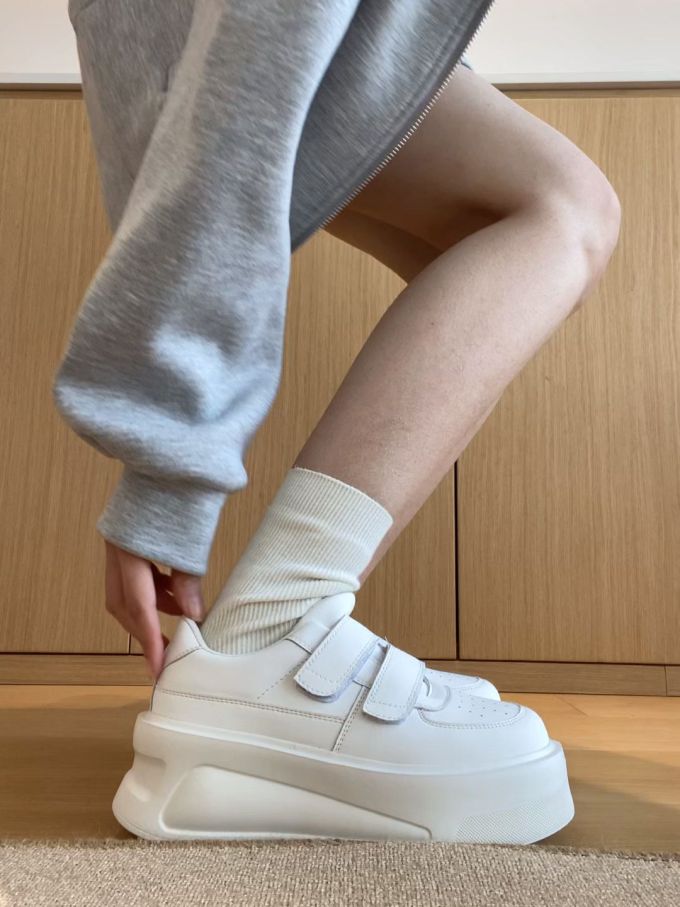 低帮 魔术贴 皮革