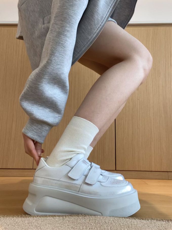 低帮 魔术贴 皮革
