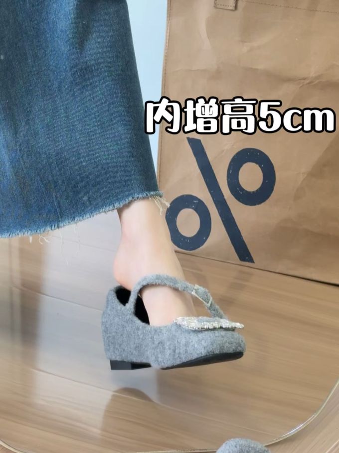 低帮 一脚蹬 浅口鞋 绒毛/绒面