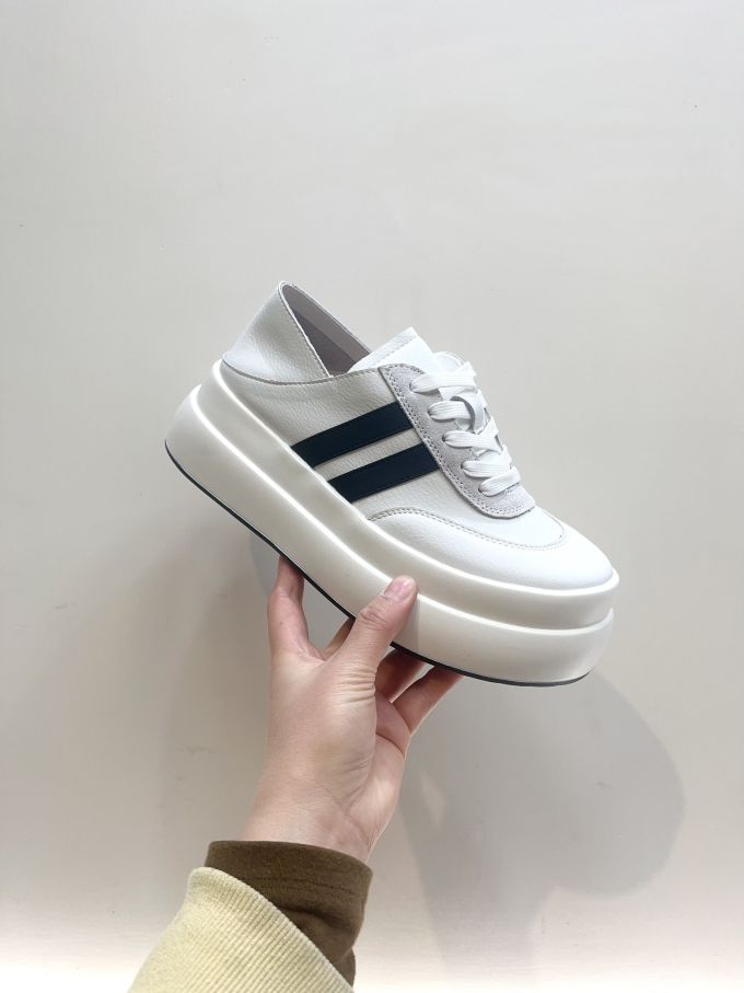 低帮 系带 皮革