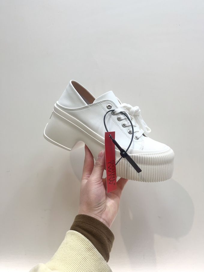 低帮 系带 皮革