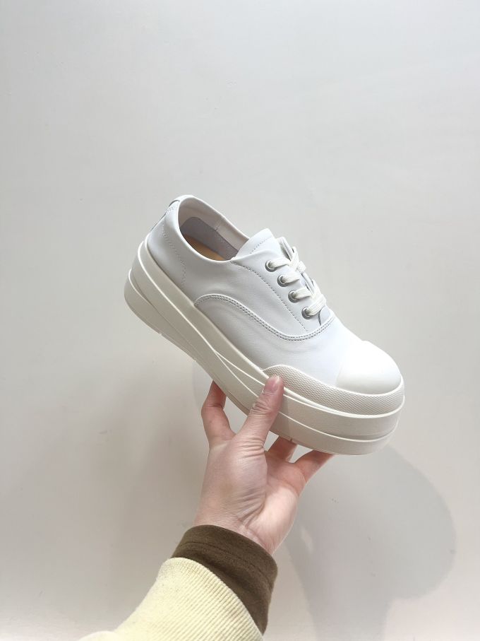 低帮 系带 皮革 