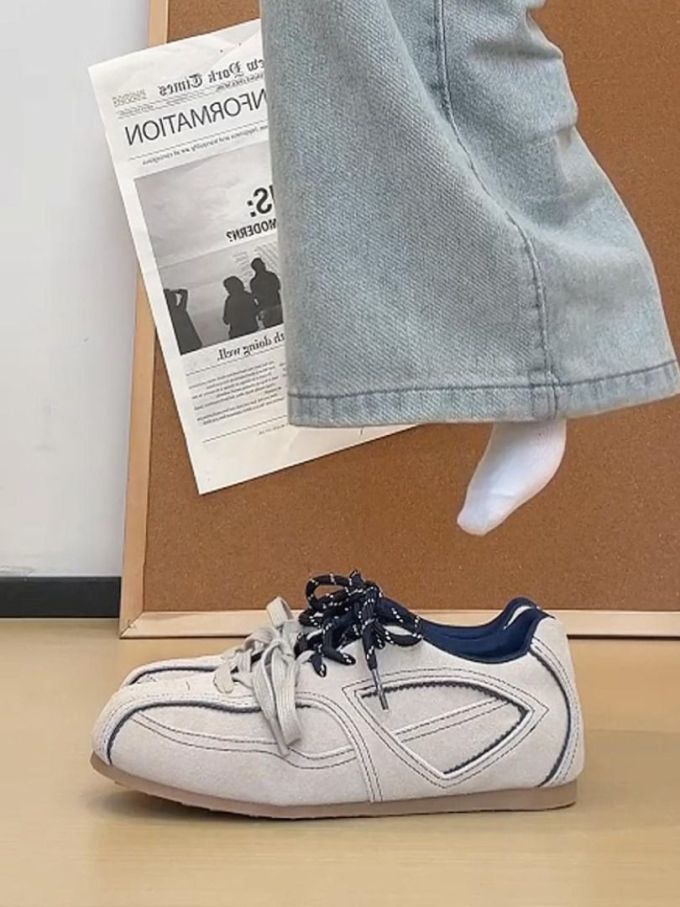 低帮 系带 皮革