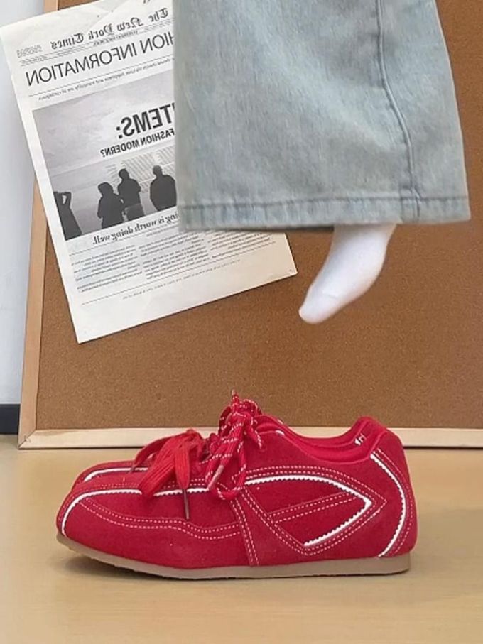 高帮 系带 皮革