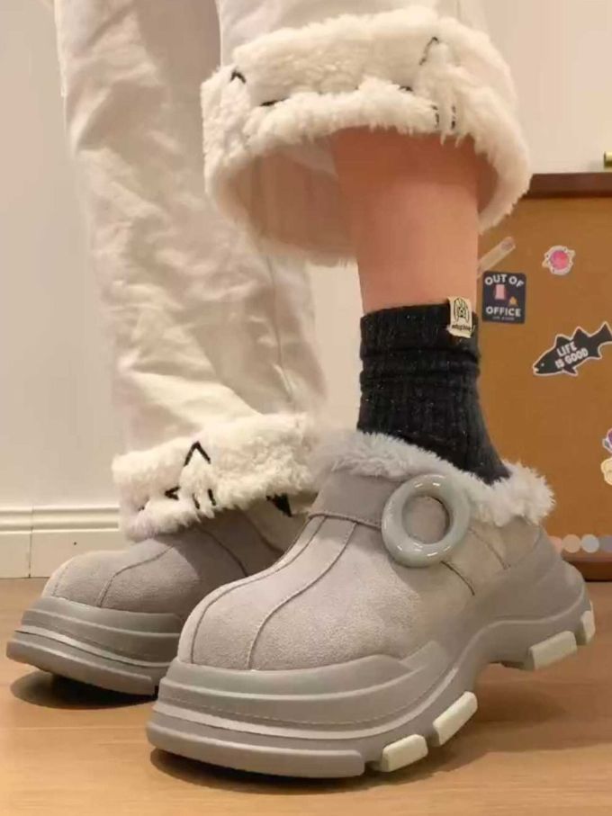 圆头 低帮 皮革