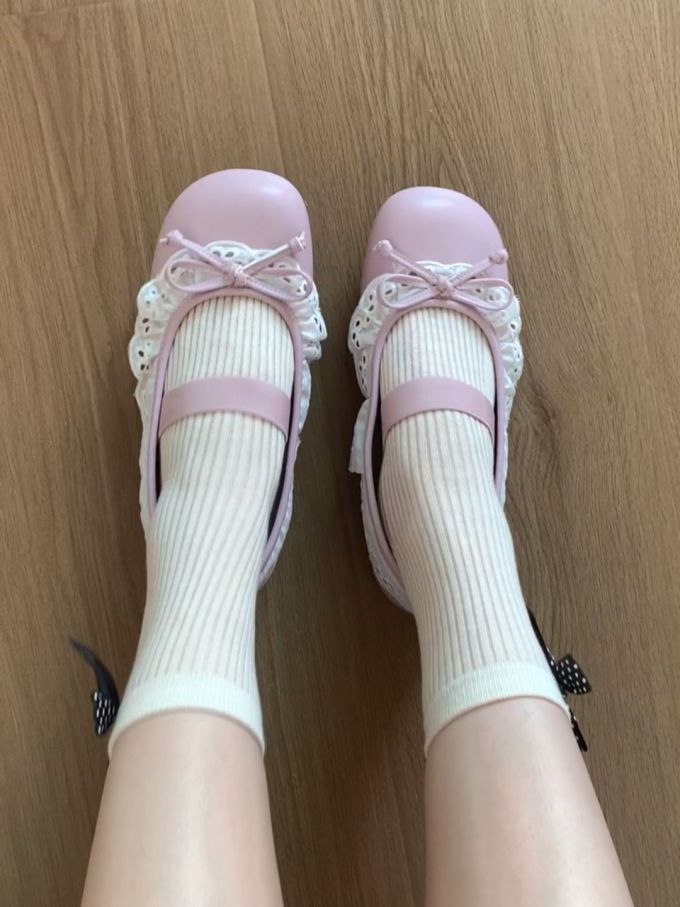 圆头 中口鞋 皮革