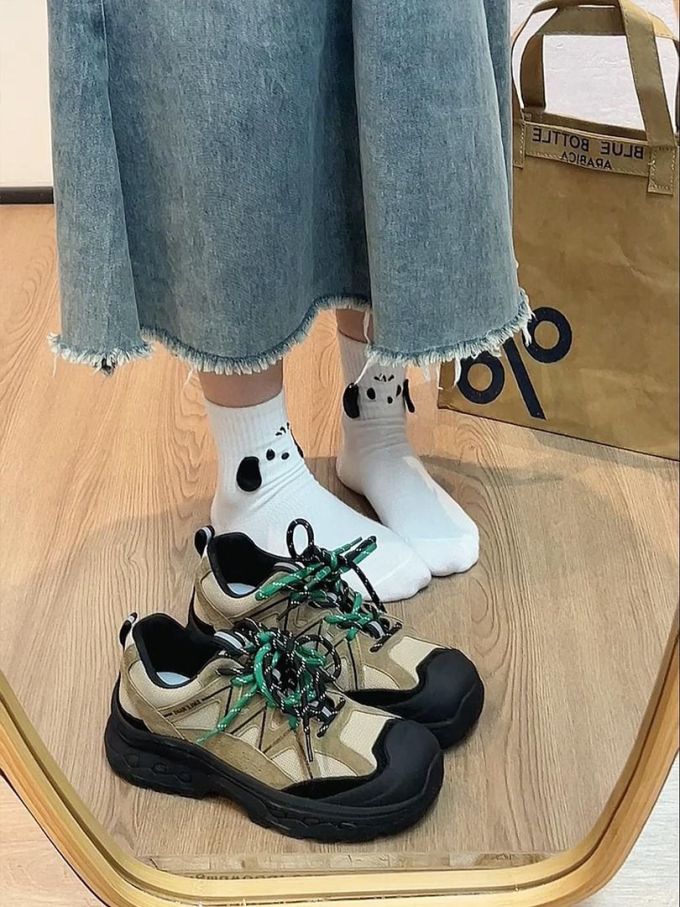低帮 弹力绳 系带