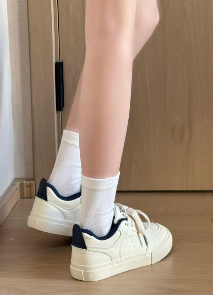 低帮 系带 皮革 