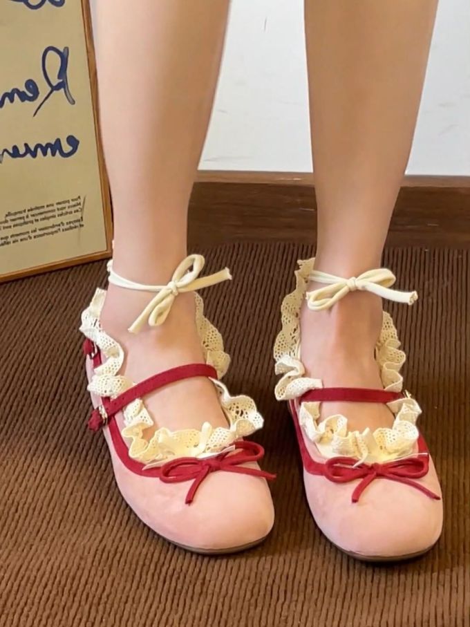 圆头 袢扣 中口鞋 皮革