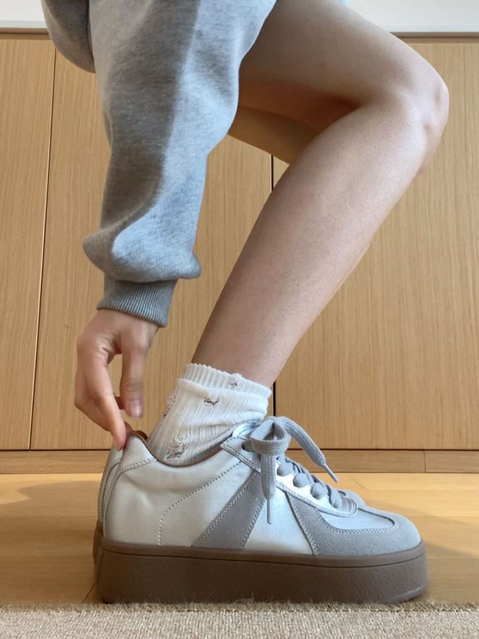 低帮 系带 皮革