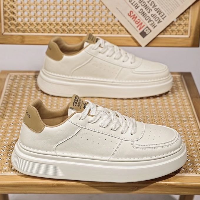 低帮 系带 皮革 