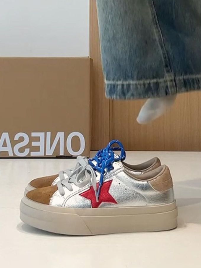低帮 系带 皮革