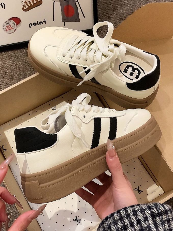 高帮 系带 皮革