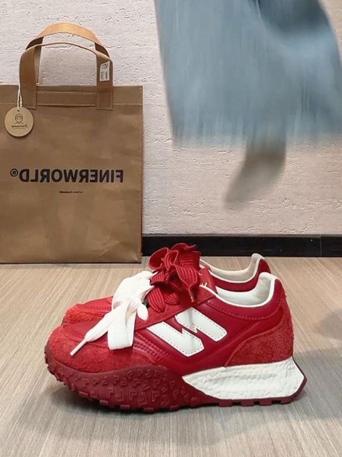 低帮 系带 魔术贴 皮革 