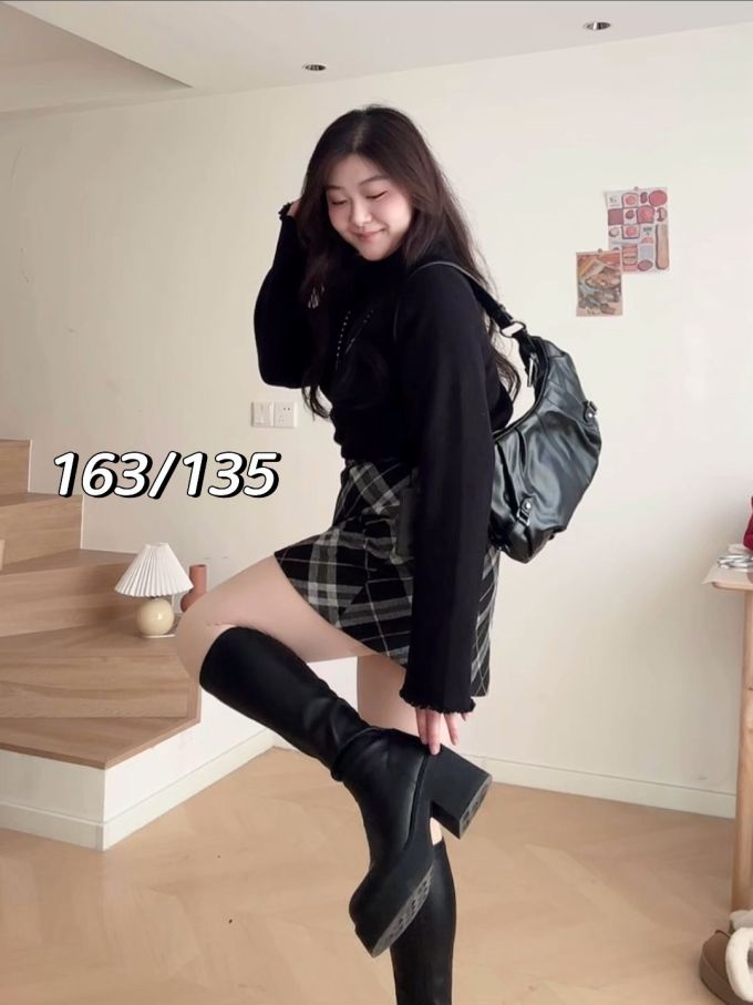基础袖 夜蓝色 甜妹风 甜美