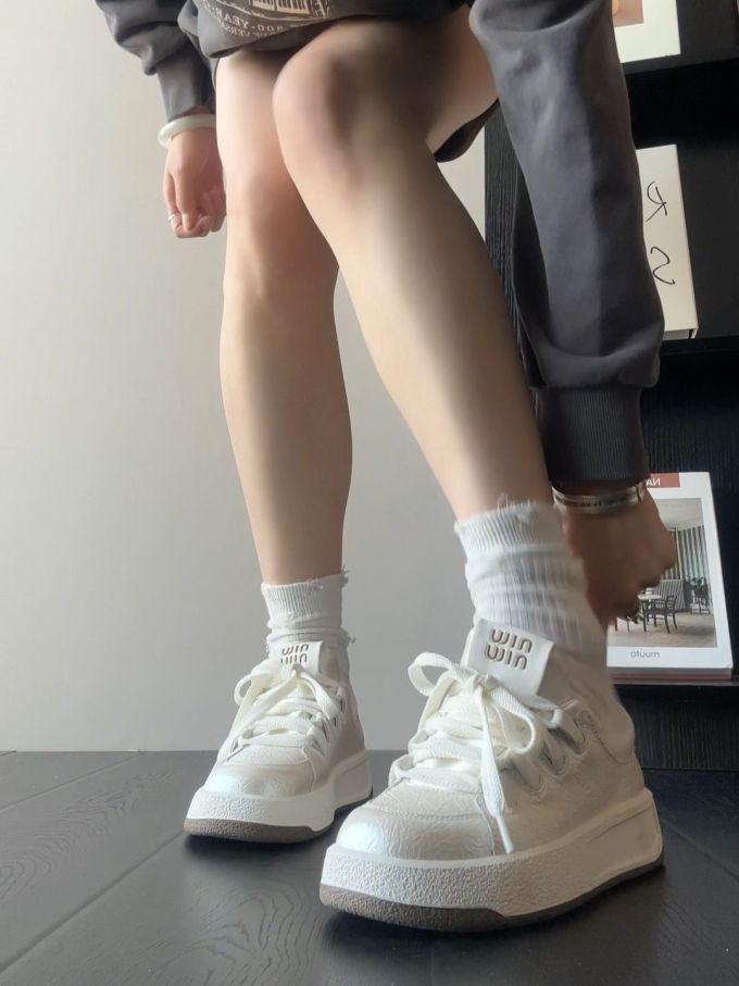 低帮 系带 布面