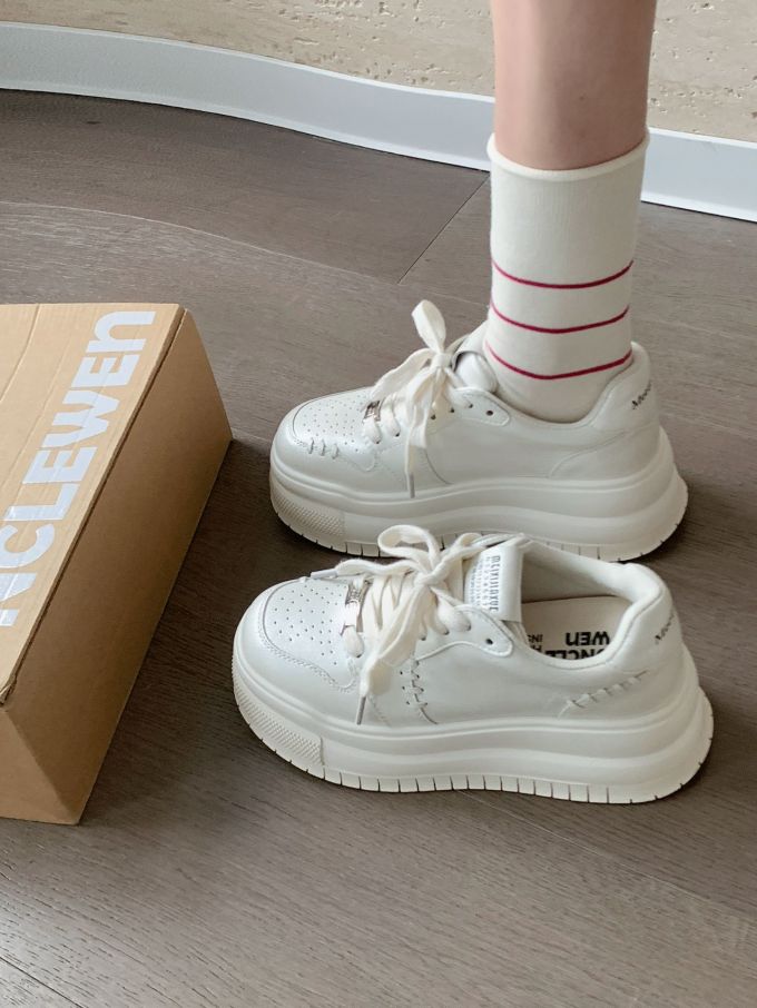 低帮 系带 魔术贴 皮革