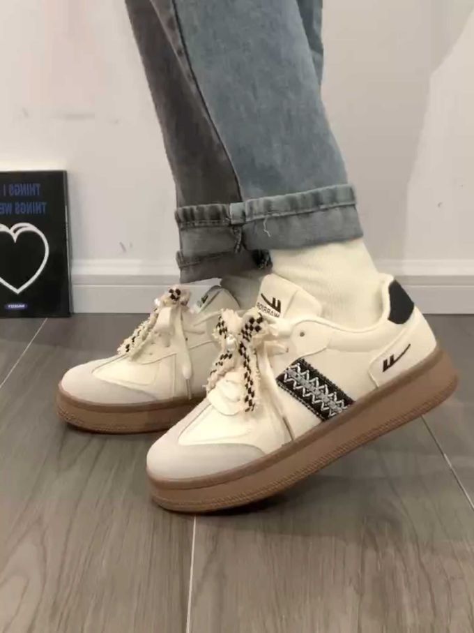 低帮 系带 皮革 