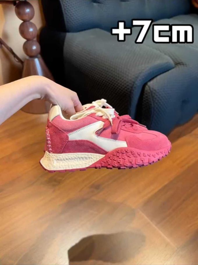 中帮 系带 皮革