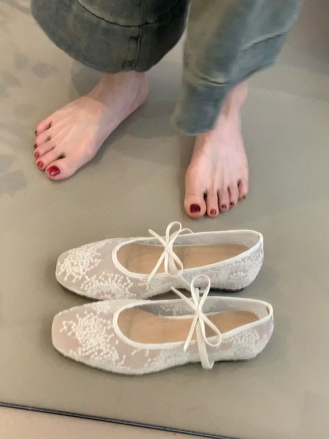 圆头 中口鞋 蕾丝  - VALI鞋履AI设计主图