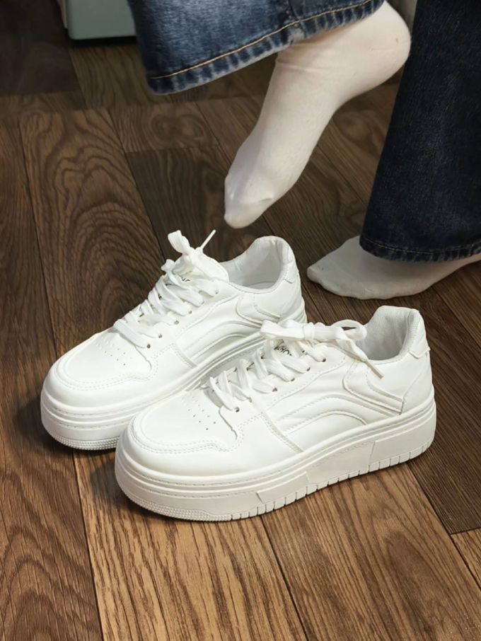 低帮 系带 皮革