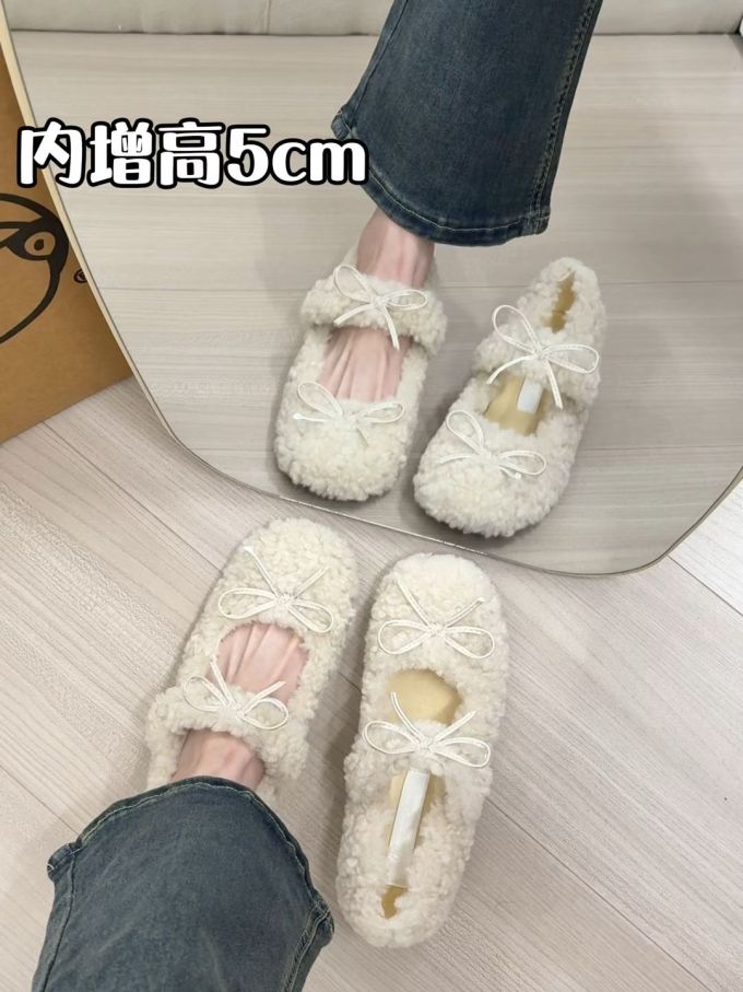 无帮 一脚蹬 绒毛/绒面