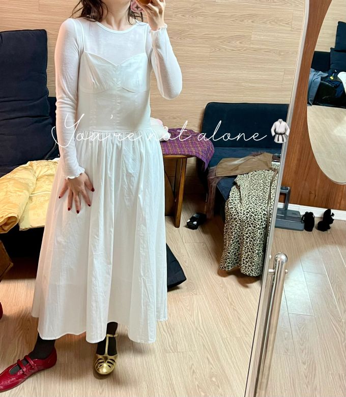 棉麻 A型 圆形领 中长袖 基础袖 抽褶 婉兰色 黎明蓝 月光灰色 棉麻风 