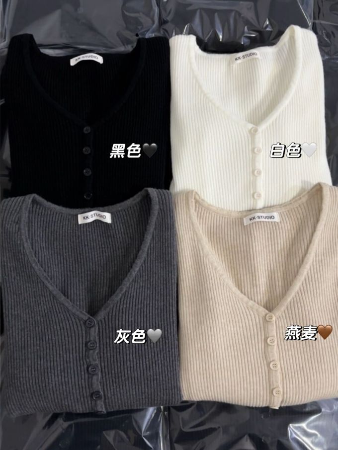 毛纺 H型 V领 无袖 局部印染 细针 针织螺纹 踢踏舞鞋色 基础扣饰 