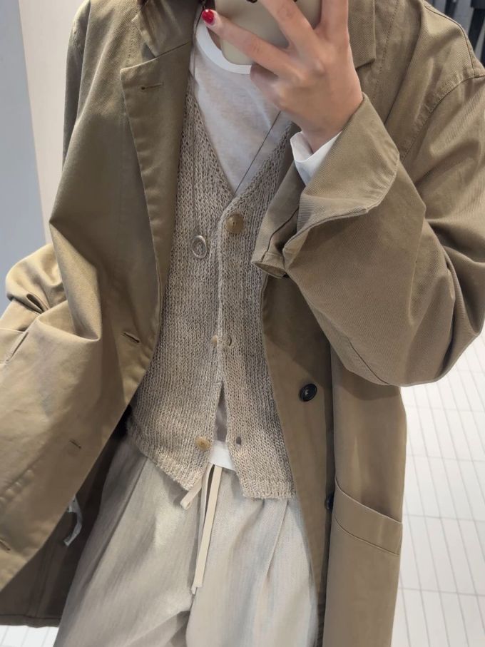 H型 翻驳领 中长袖 基础袖 暗土褐色 咖啡酒色 巧克力棕色 基础扣饰