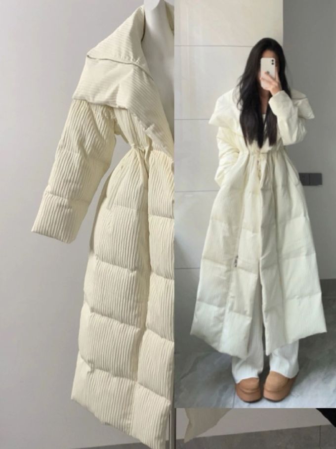 防护功能 X型 棉羽绒袖 绗缝 银桦色 柳灰 幻影绿 雾色 甜妹风 甜美 