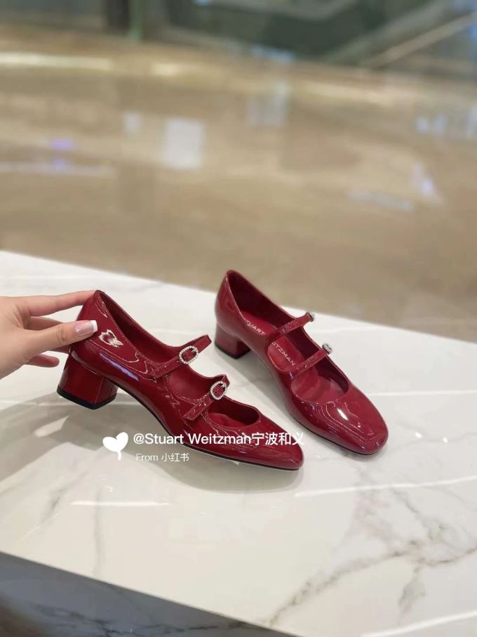 圆头 袢扣 中口鞋 皮革 