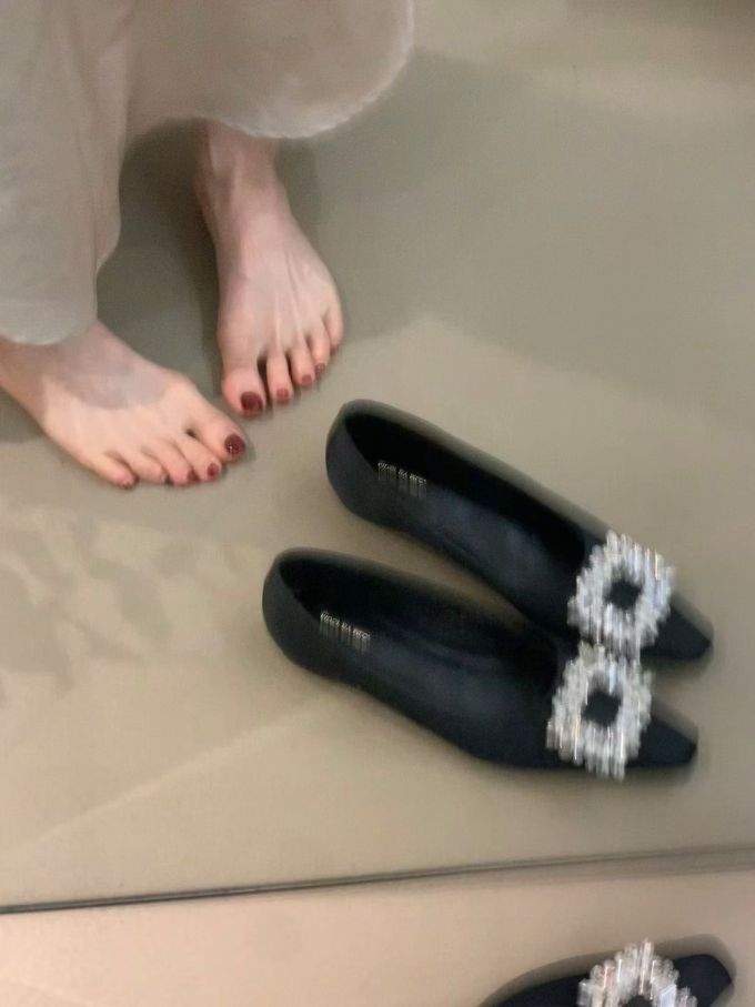 方头 低帮 一脚蹬 浅口鞋 