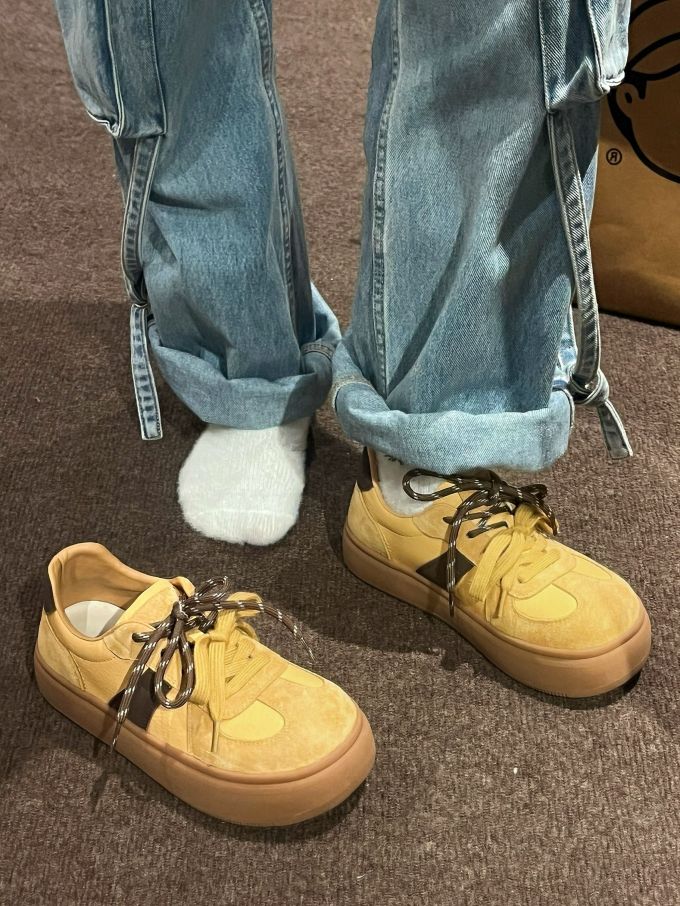低帮 系带 皮革