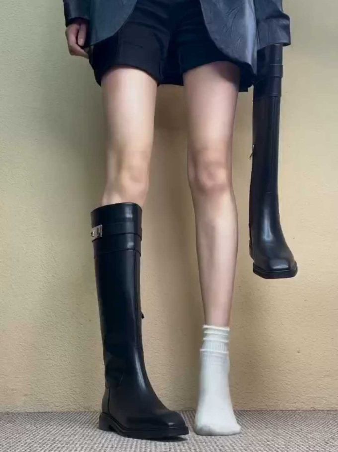 圆头 皮革 