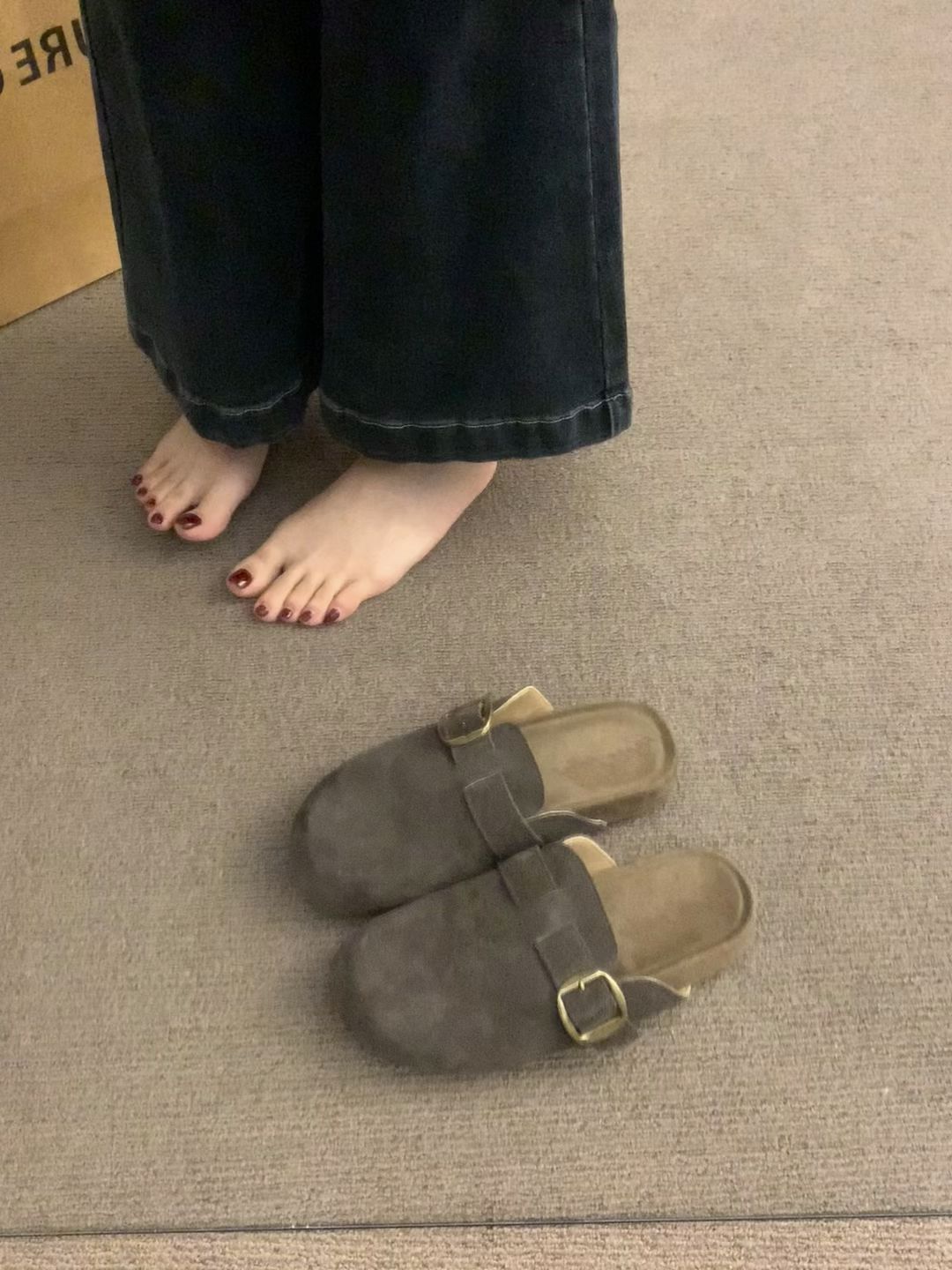 无帮 袢扣 绒毛/绒面  - VALI鞋履AI设计主图