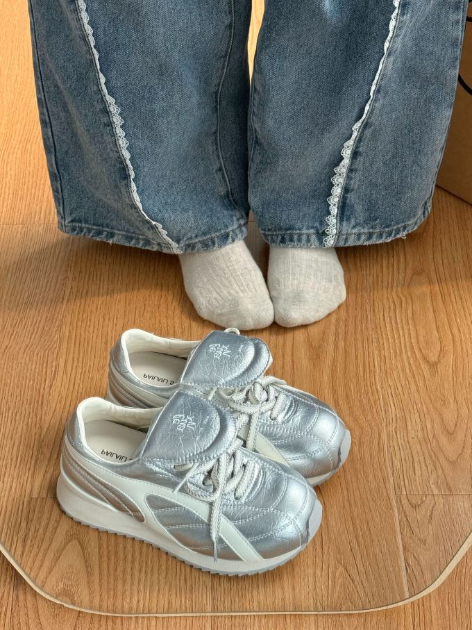 低帮 系带 皮革