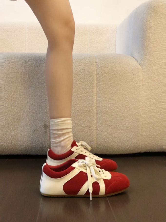 低帮 系带 皮革