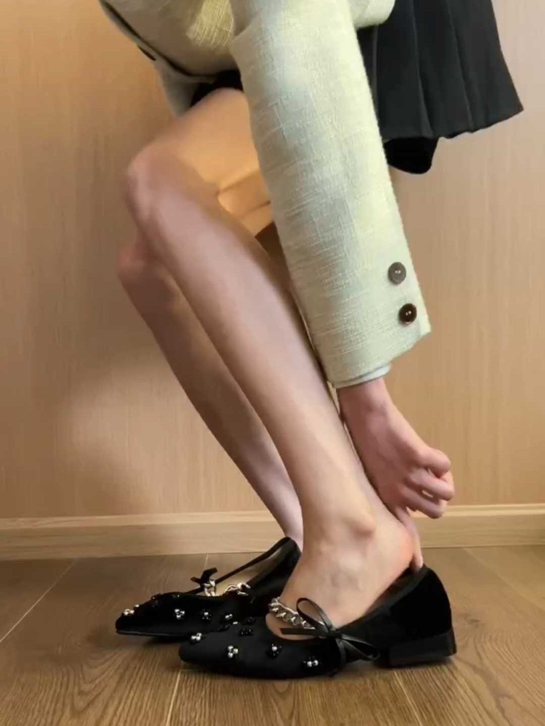 尖头 袢扣 皮革  - VALI鞋履AI设计主图