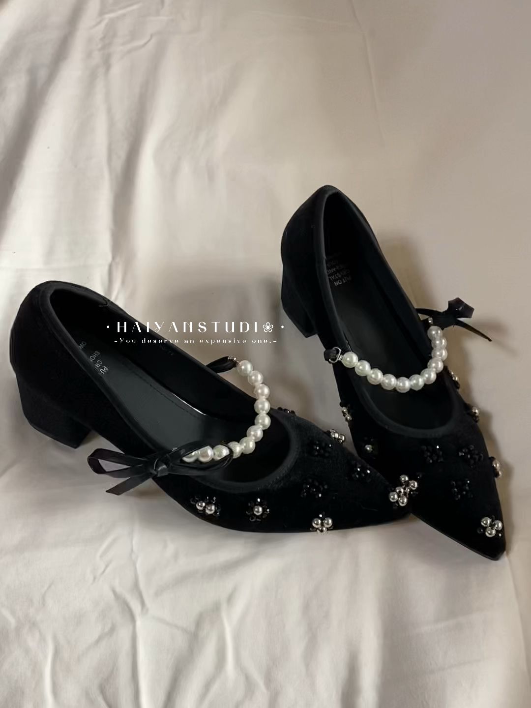 尖头 浅口鞋 布面  - VALI鞋履AI设计主图