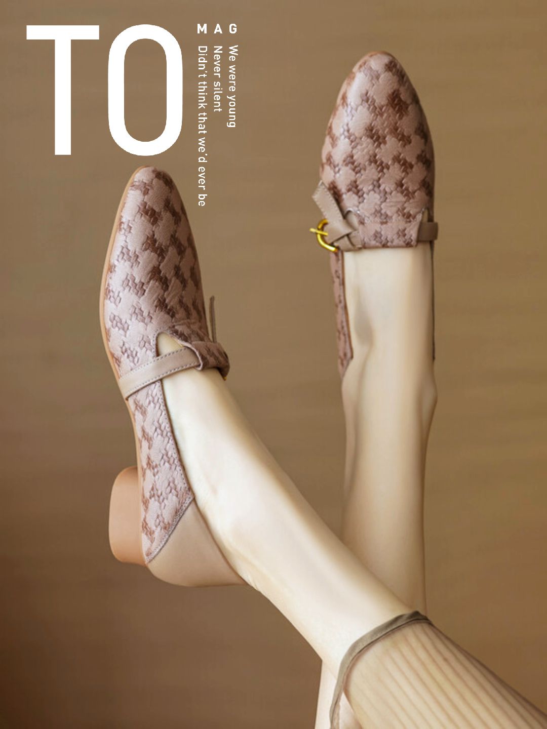 尖头 袢扣 中口鞋 皮革  - VALI鞋履AI设计主图