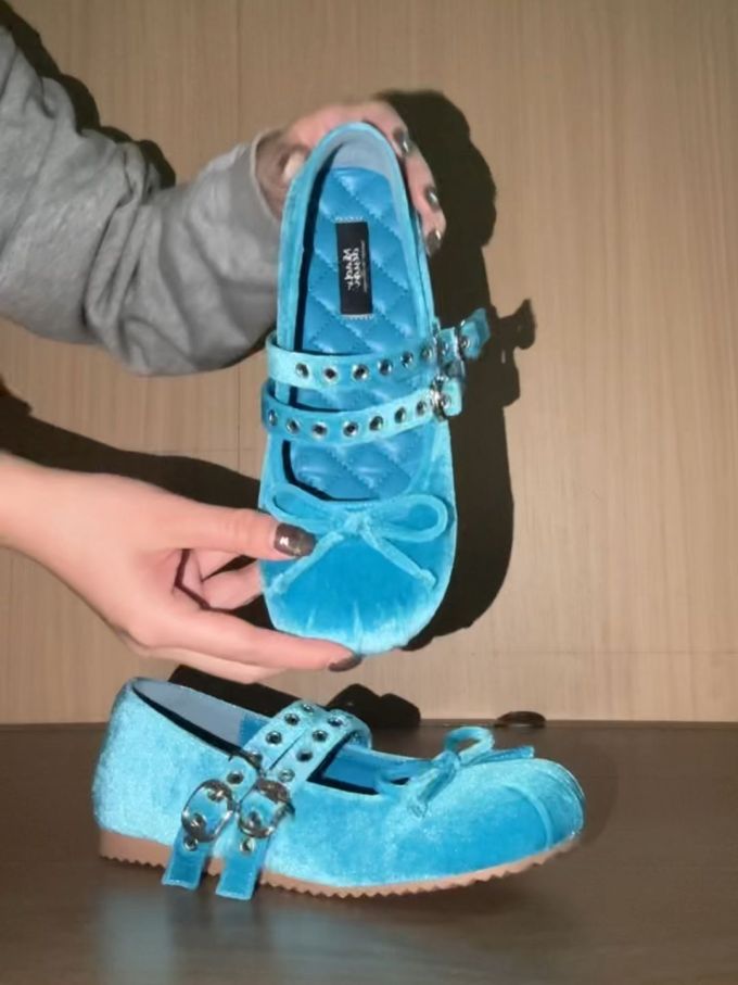 平底 异形头-分趾 中口鞋 皮革