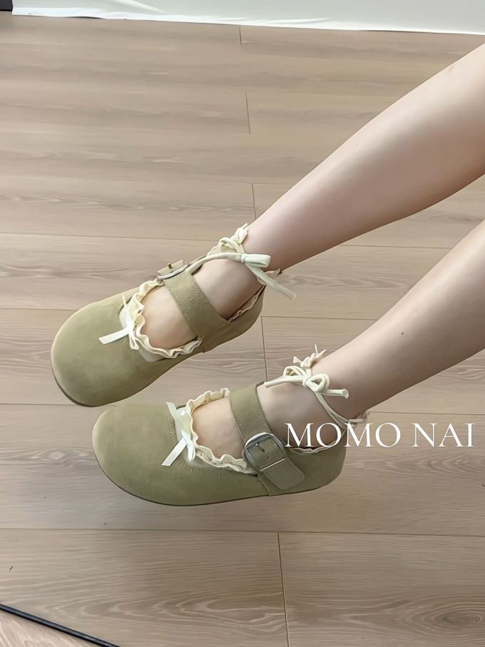 圆头 袢扣 中口鞋 