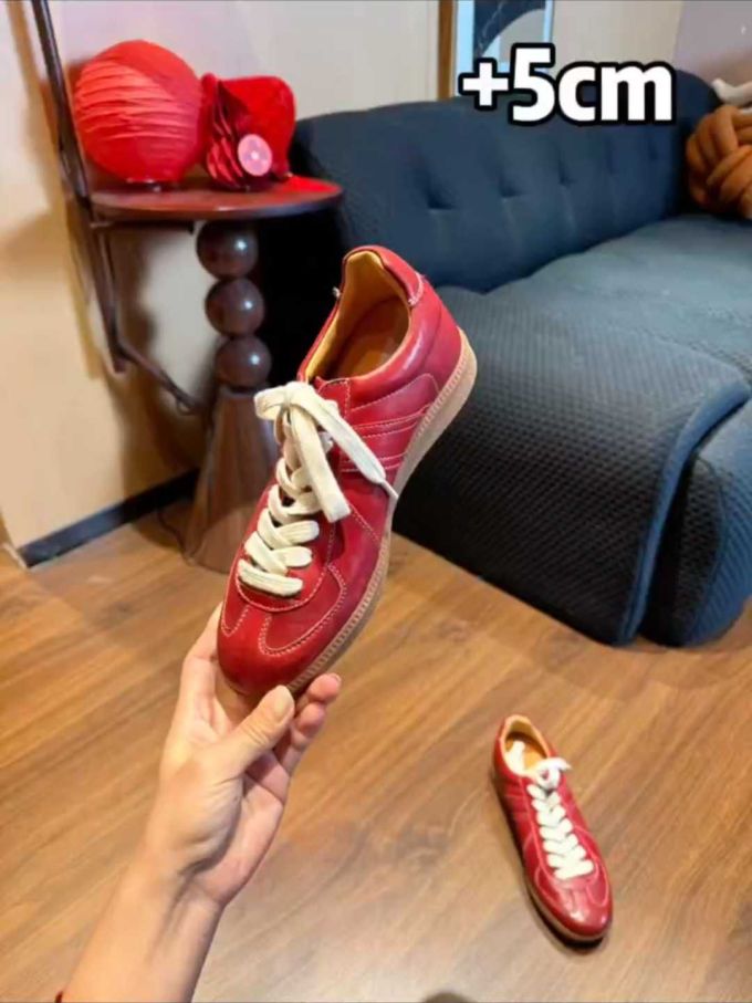 低帮 系带 皮革 