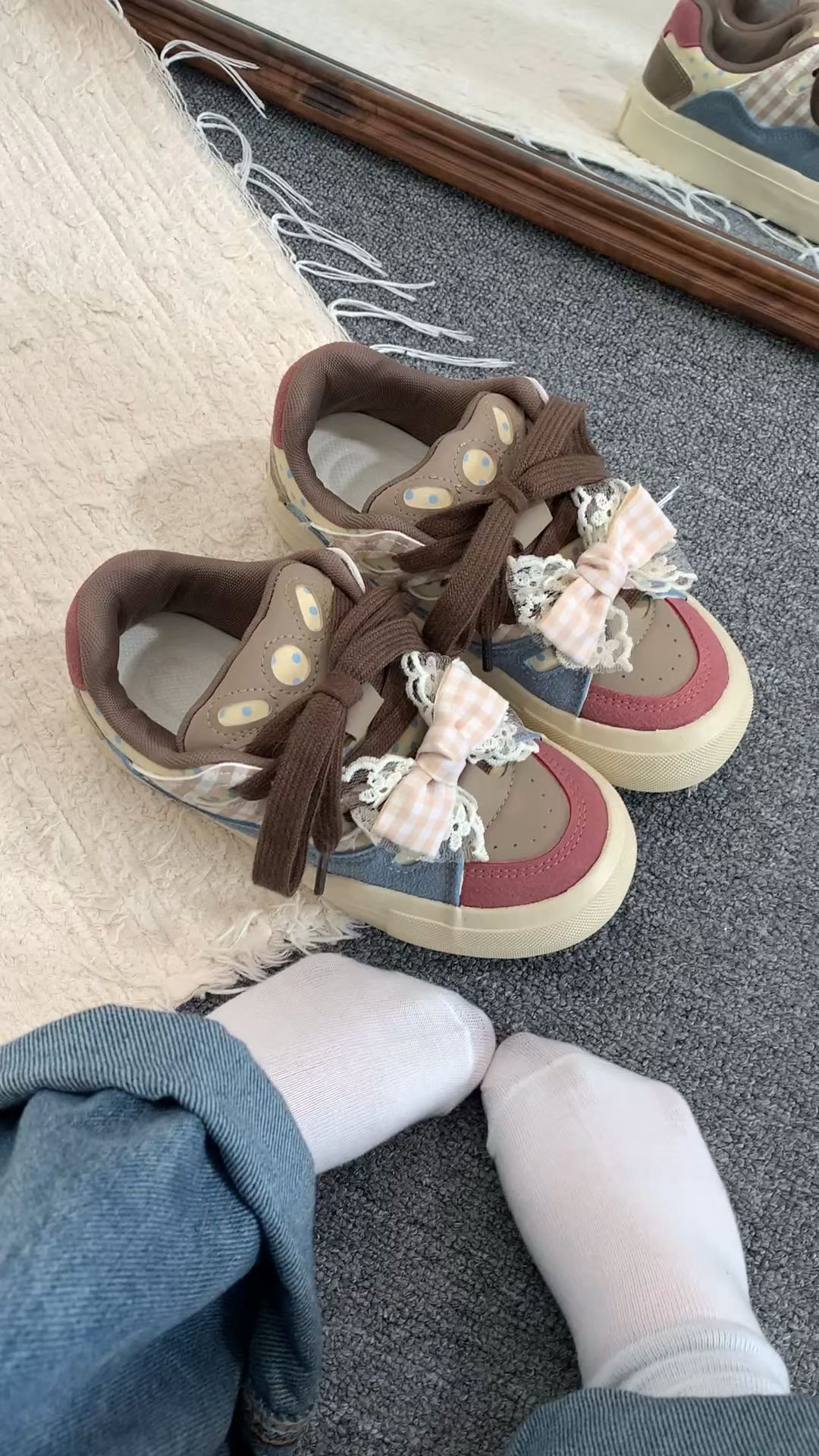 系带 魔术贴 皮革  - VALI鞋履AI设计主图