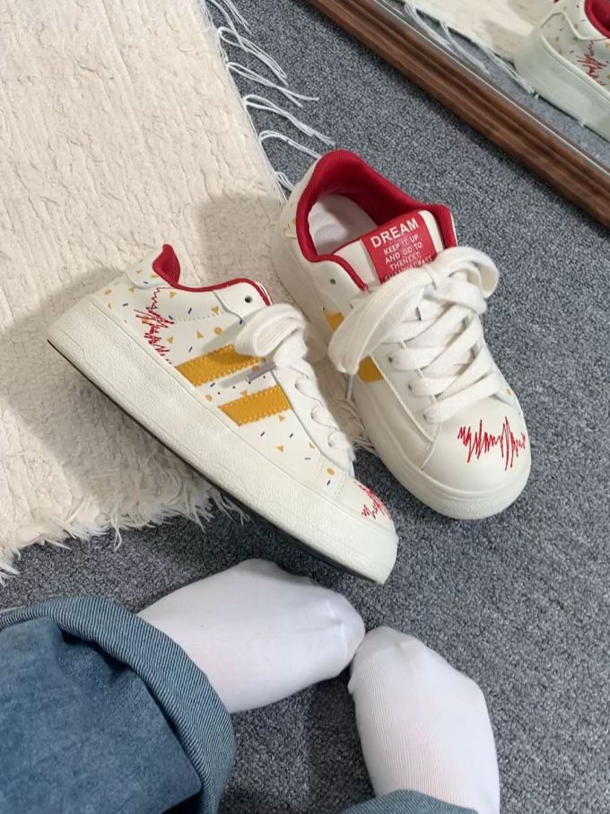 低帮 系带 布面 