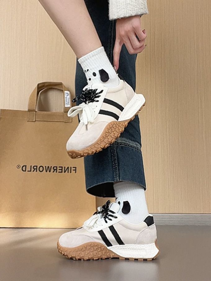 低帮 系带 皮革