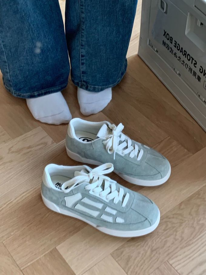 低帮 系带 皮革