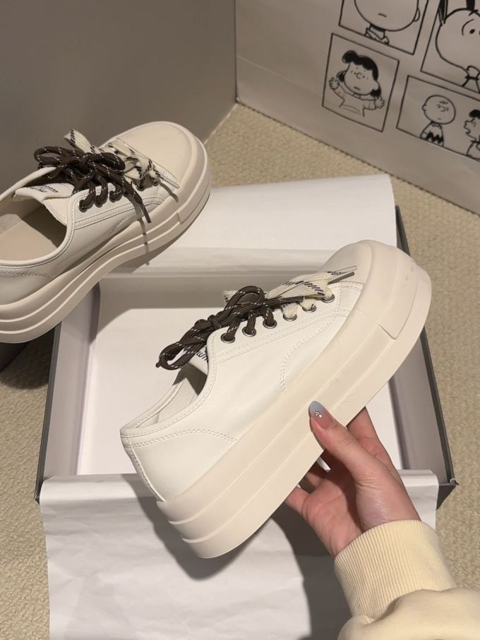 低帮 系带 皮革 