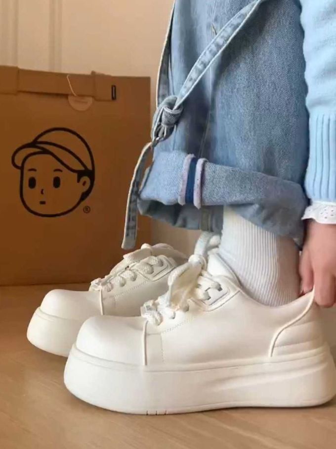 低帮 系带 皮革 